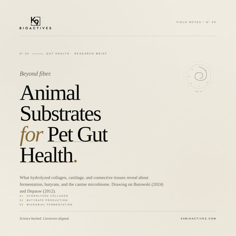 Animal Substrates for Pet Gut Health – K9BioActives