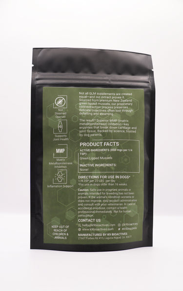 Green Lipped Mussel Supplement for Dogs